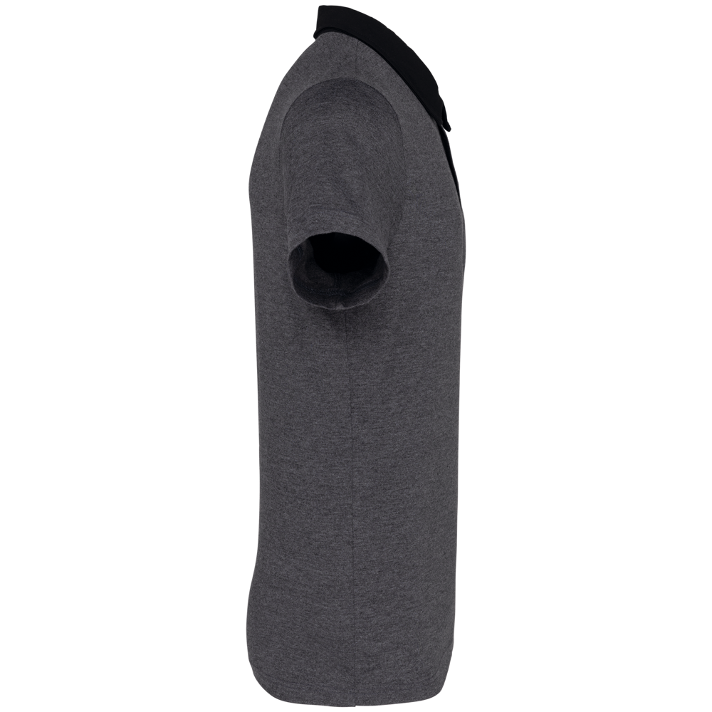 K260 - Zweifarbiges Jersey-Polohemd für Herren