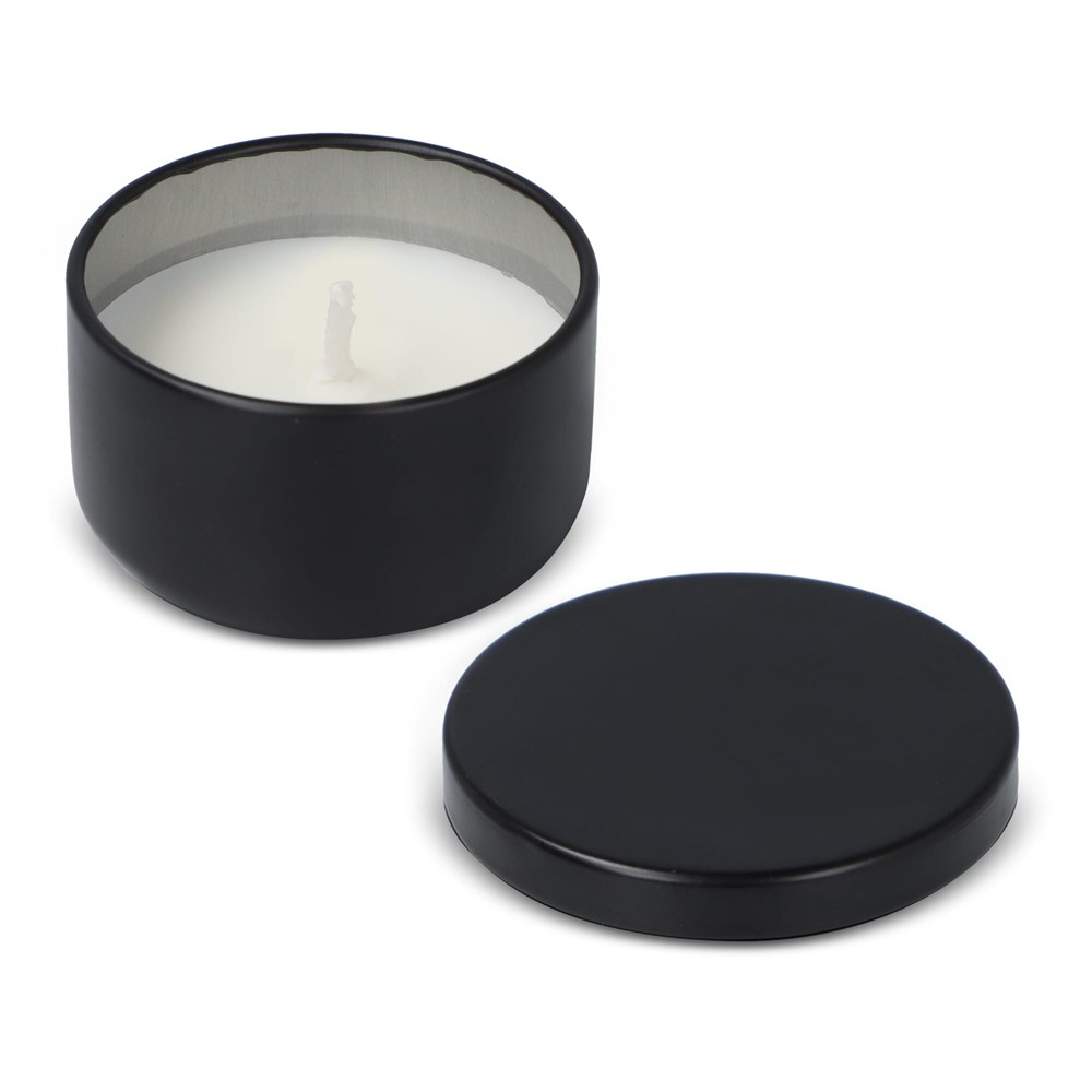 Asana unparfümierte Kerze auf Pflanzenbasis in recycelter Dose