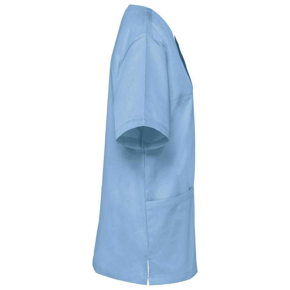 WK507C - Kurzärmlige Unisex-Tunika aus Baumwollpolyester