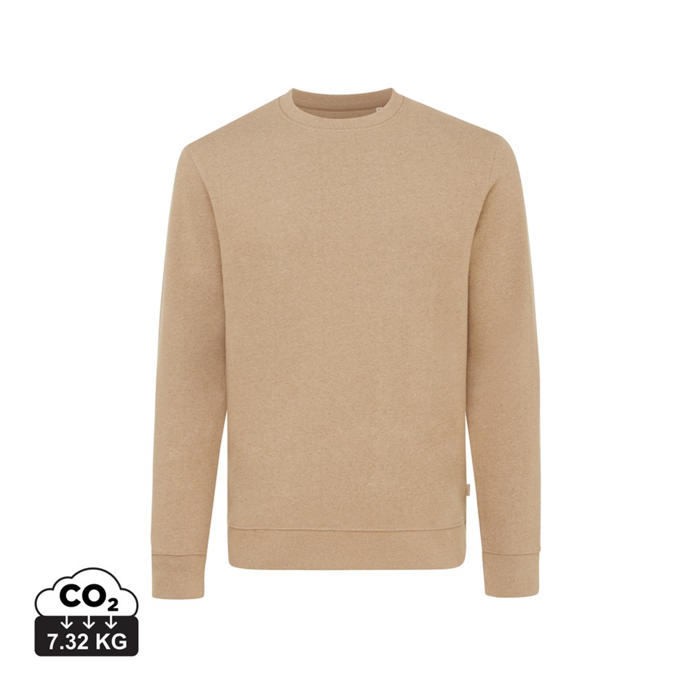 IQONIQ Denali ungefärbt. Rundhals-Sweater aus recycelter BW IQONIQ Denali ungefärbt. Rundhals-Sweater aus recycelter BW