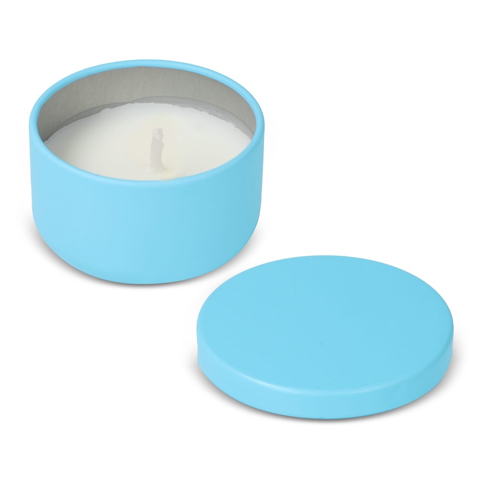 Asana unparfümierte Kerze auf Pflanzenbasis in recycelter Dose