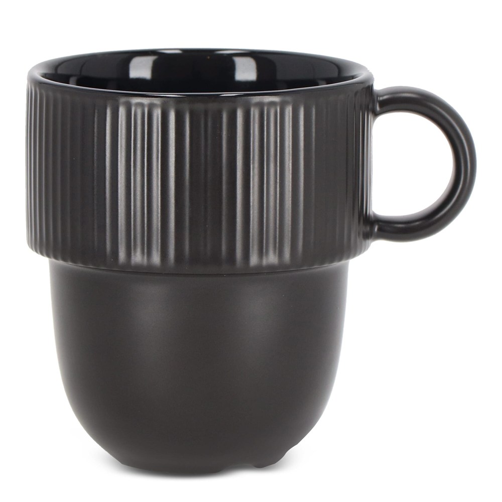 Sagaform Inka Becher mit Ohr 270ml - Schwarz