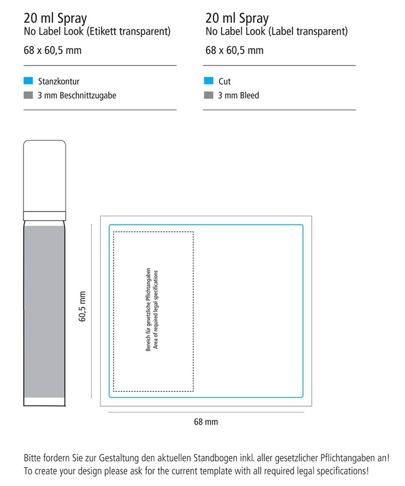 Insektenschutzspray (sensitiv), 20 ml, No Label Look Insektenschutzspray (sensitiv), 20 ml, No Label Look