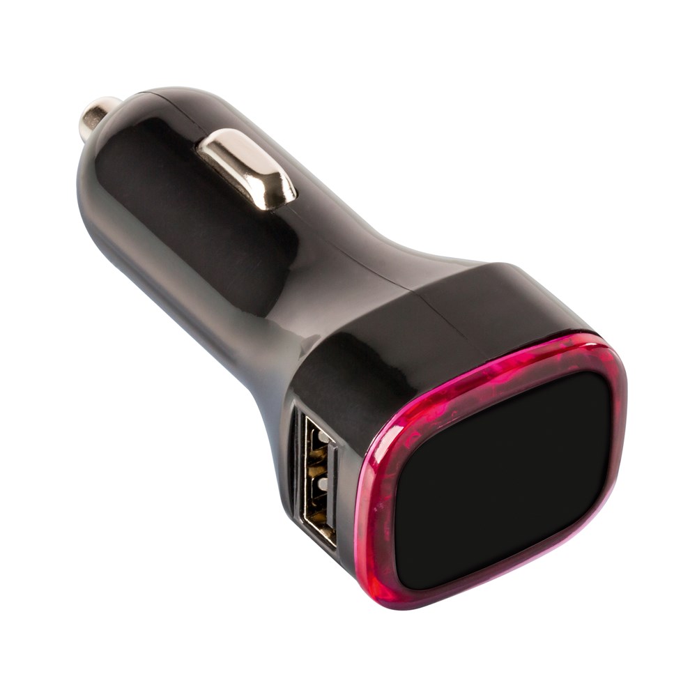 USB-Autoladeadapter COLLECTION 500 - Magenta