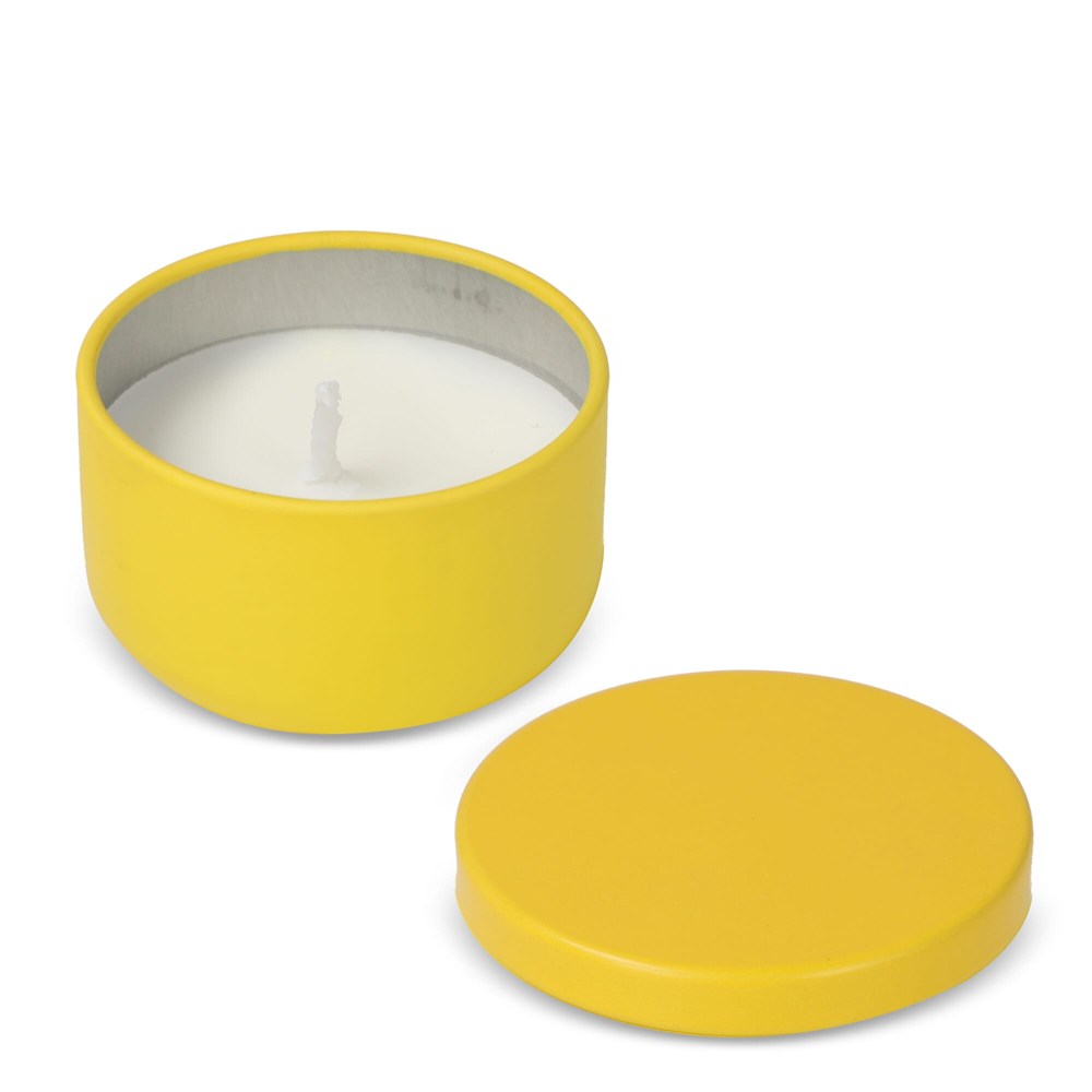 Asana unparfümierte Kerze auf Pflanzenbasis in recycelter Dose