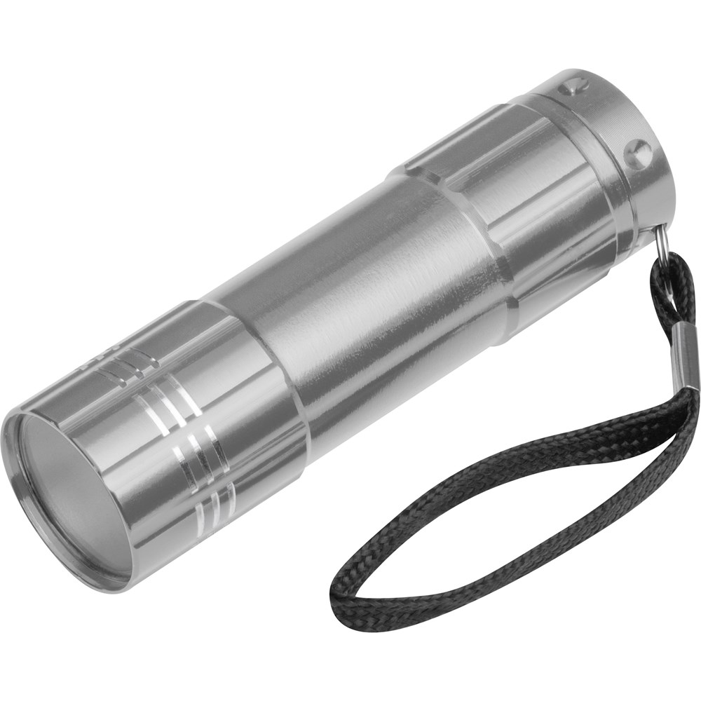 COB Taschenlampe Montargis - Silbergrau