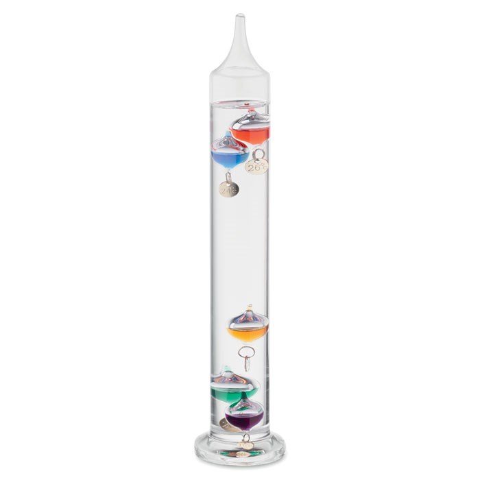 GALI - Galileo Thermometer Glas 28cm GALI - Galileo Thermometer Glas 28cm