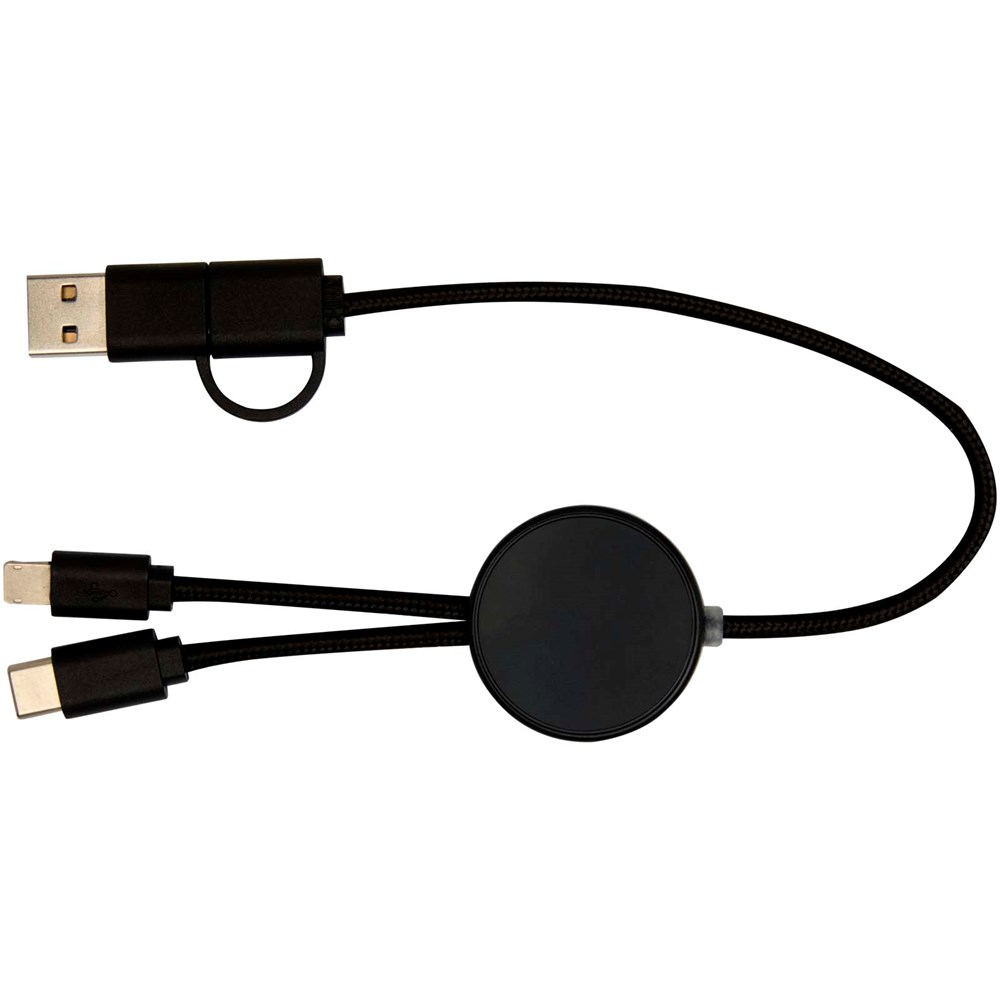 Citala 30 cm 5-in-1 Kabel aus recyceltem Kunststoff für Datenübertragung und 27W Schnellladung