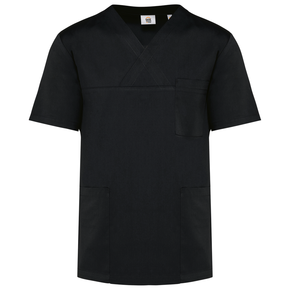 - Kurzärmlige Unisex-Tunika aus Baumwollpolyester