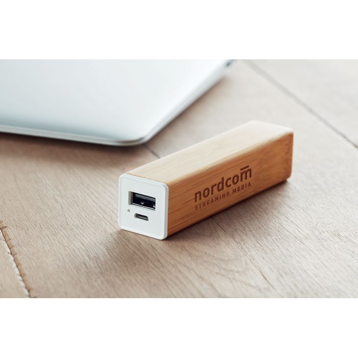 POWERBAM - Powerbank 2200 mAh Bambus POWERBAM - Powerbank 2200 mAh Bambus