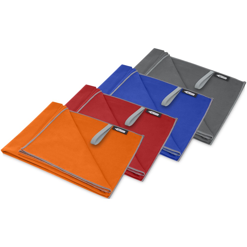 Pieter ultraleichtes und schnell trocknendes Handtuch aus rPET 130 x 80 cm Pieter ultraleichtes und schnell trocknendes Handtuch aus rPET 130 x 80 cm