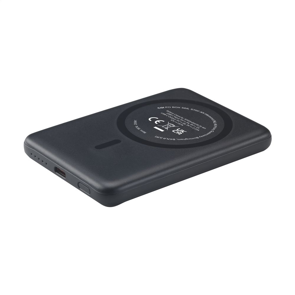 Optima RCS 5000mAh Magnetic Powerbank - Schwarz