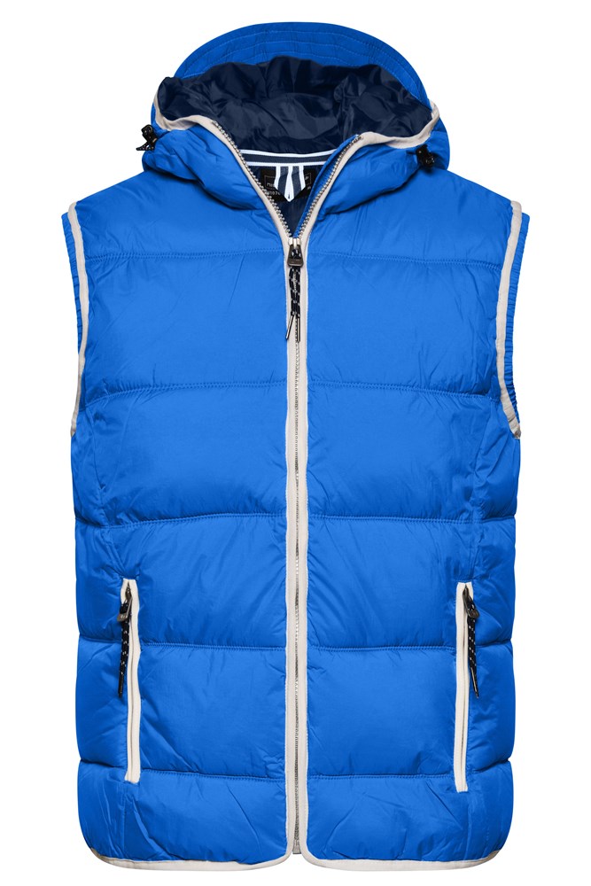 Men's Maritime Vest - Nautic-blue/white (ca. Pantone 286U
white)
