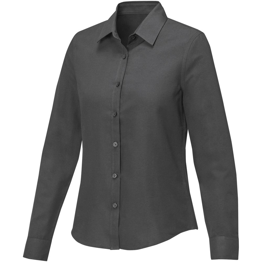 Pollux Damenbluse mit langen Ärmeln - storm grey
