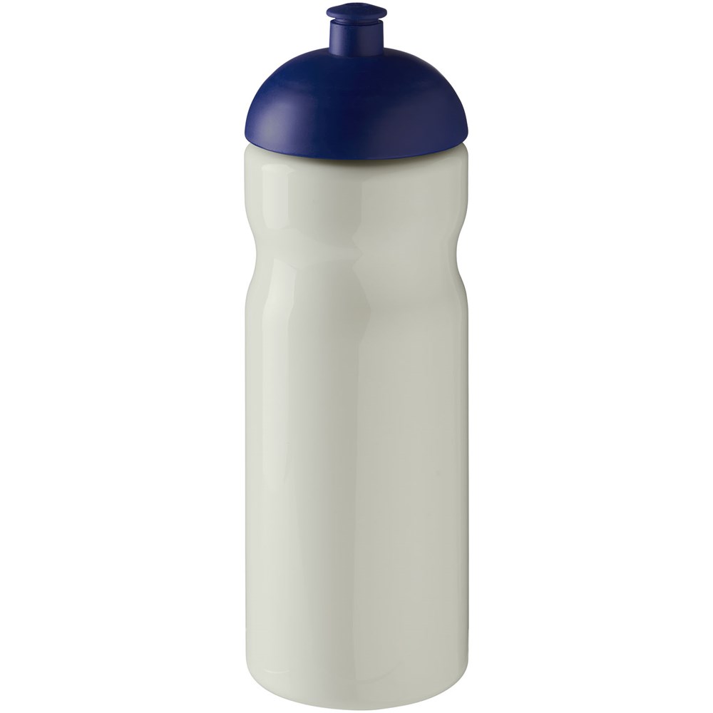 H2O Active® Eco Base 650 ml Sportflasche mit Stülpdeckel - elfenbeinweiß, blau