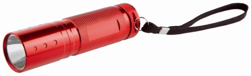 Metmaxx® LED MegaBeam Taschenlampe "GoRed3Watt" rot