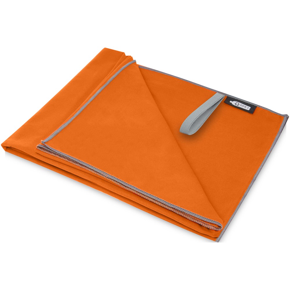 Pieter ultraleichtes und schnell trocknendes Handtuch aus rPET 130 x 80 cm Pieter ultraleichtes und schnell trocknendes Handtuch aus rPET 130 x 80 cm