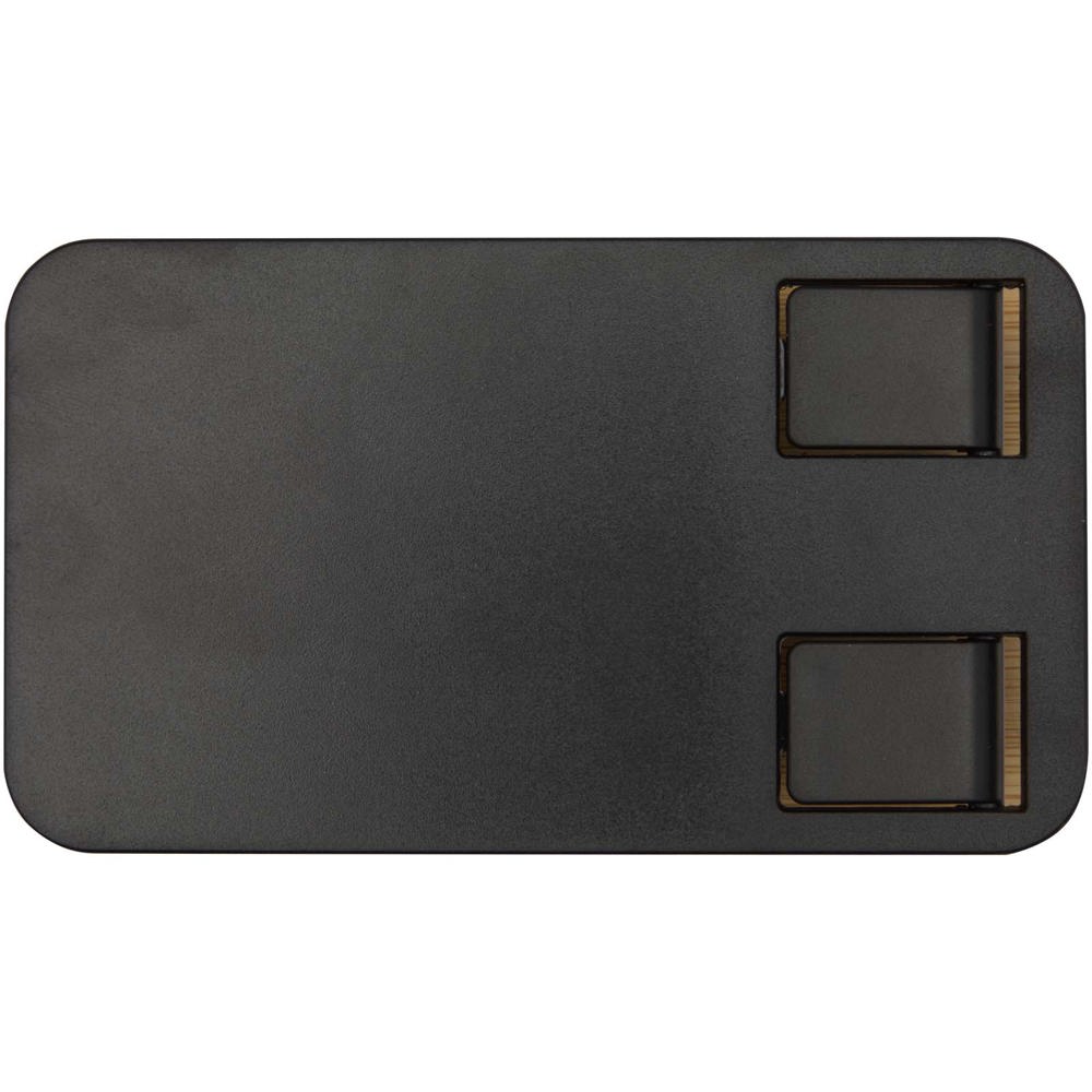 Alfirk Klappbare Smartphonehalterung  aus recyceltem Kunststoff mit Bambusdetails