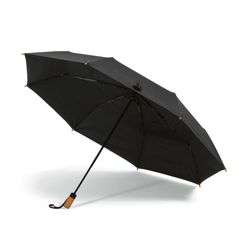 Jackson 27" Taschenschirm rPET automatisch - Schwarz Jackson 27" Taschenschirm rPET automatisch - Schwarz
