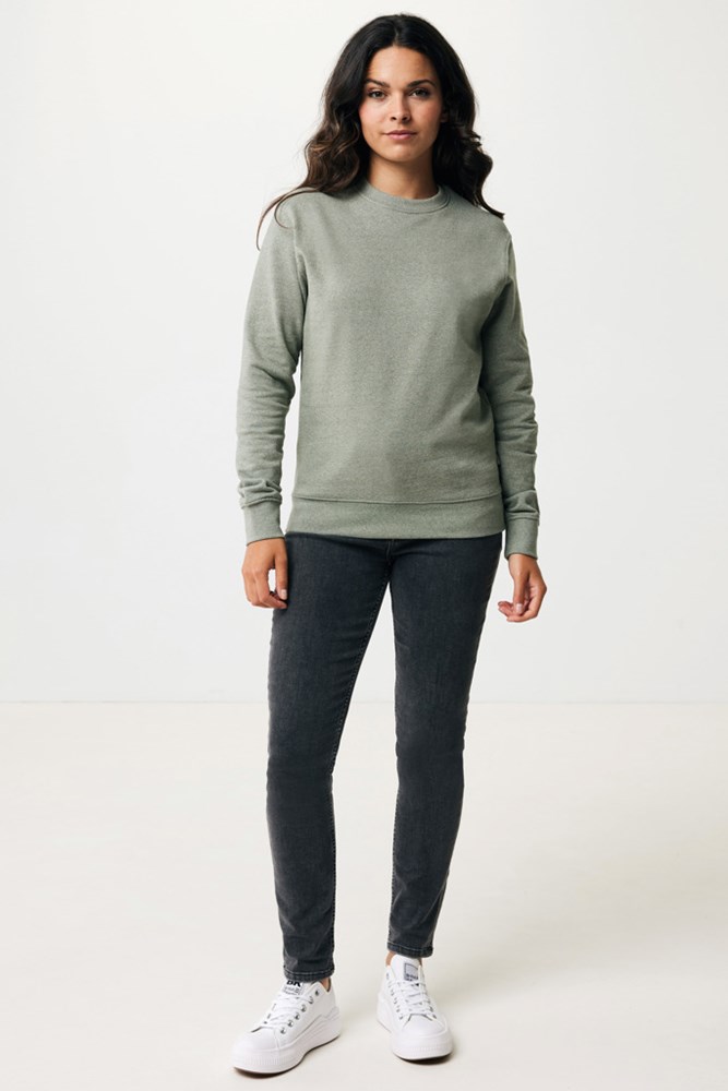 IQONIQ Denali ungefärbt. Rundhals-Sweater aus recycelter BW IQONIQ Denali ungefärbt. Rundhals-Sweater aus recycelter BW