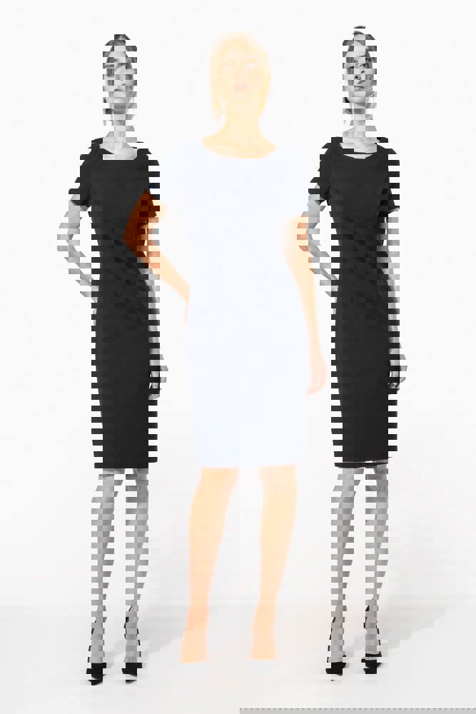 K500 - Kleid mit kurzen Ärmeln