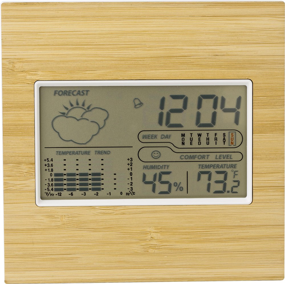Bambus Wetterstation Lia - Bambus