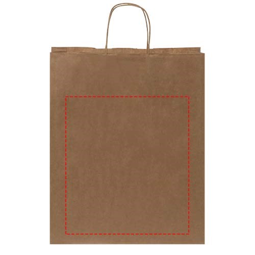 Kraftpapiertasche 80-90 g/m² mit gedrehten Griffen – groß Kraftpapiertasche 80-90 g/m² mit gedrehten Griffen – groß