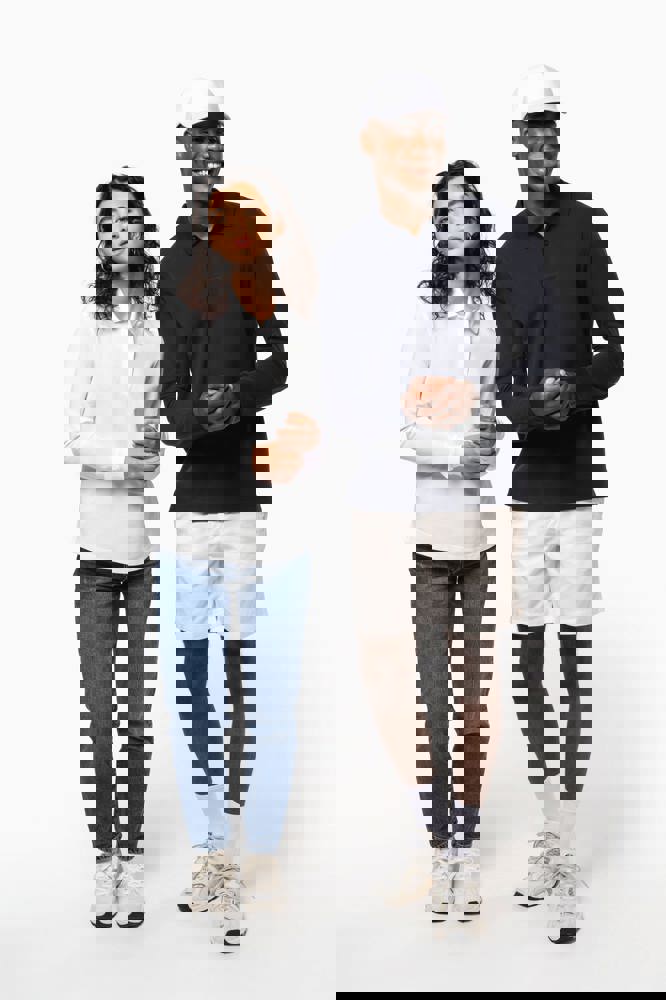 K2027A - Herren Piqué-Polohemd lange Ärmel Bio-180