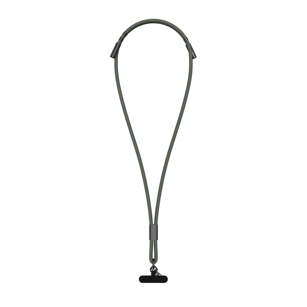 VINGA Baltimore RCS Ladekabel/Lanyard - grün (± PMS 19-0414 TPG)