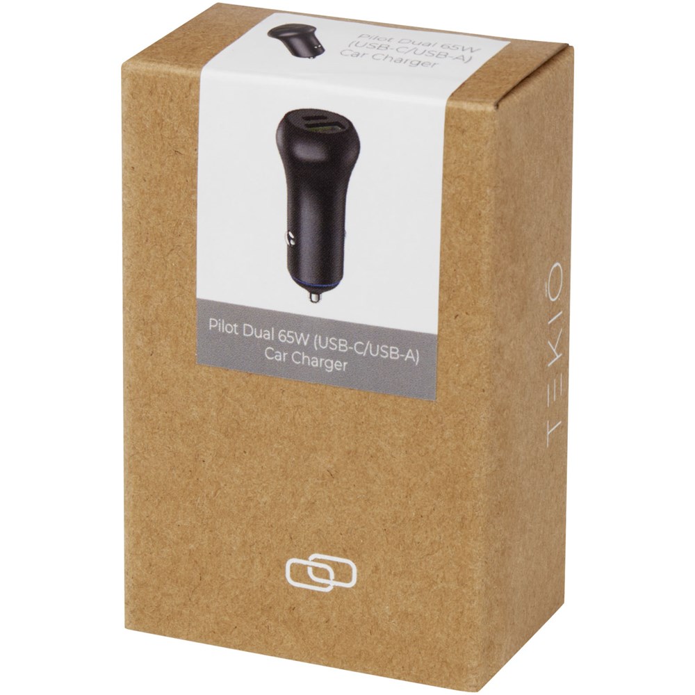 Pilot duales 55W USB-C/USB-A Autoladegerät Pilot duales 55W USB-C/USB-A Autoladegerät