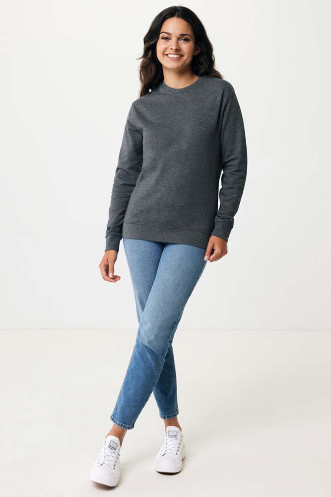 IQONIQ Denali ungefärbt. Rundhals-Sweater aus recycelter BW IQONIQ Denali ungefärbt. Rundhals-Sweater aus recycelter BW