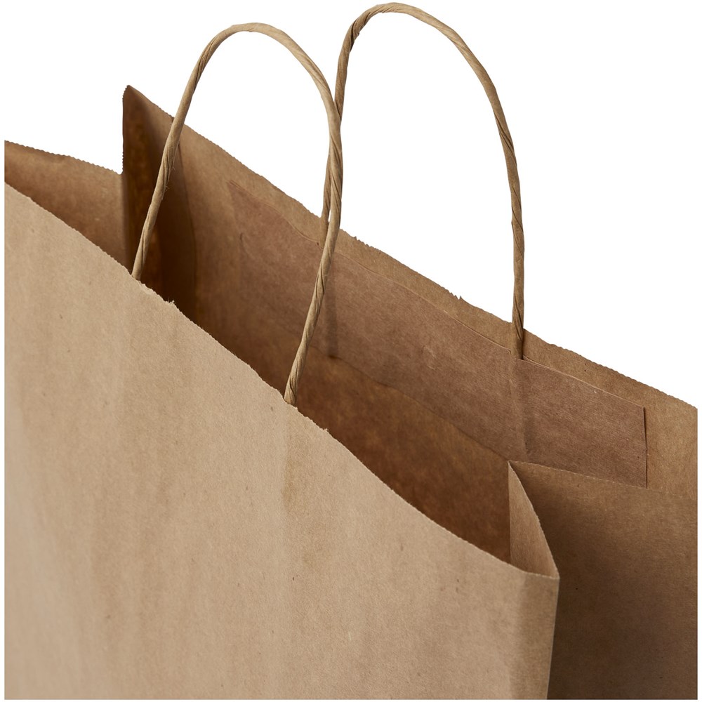 Kraftpapiertasche 80-90 g/m² mit gedrehten Griffen – groß Kraftpapiertasche 80-90 g/m² mit gedrehten Griffen – groß