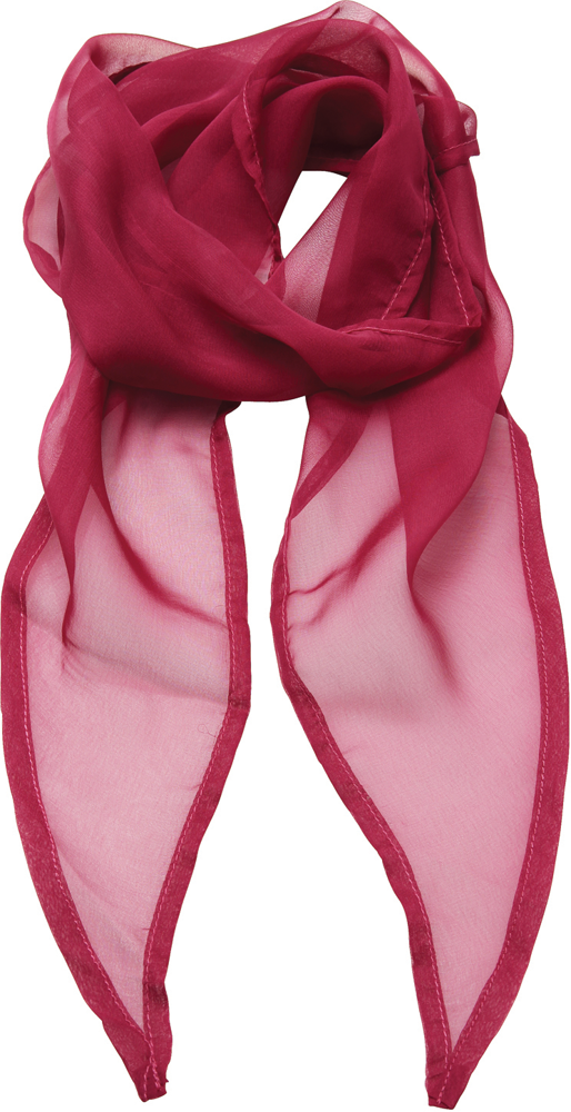 PR740 - Ladies Chiffon Scarf - Hot Pink