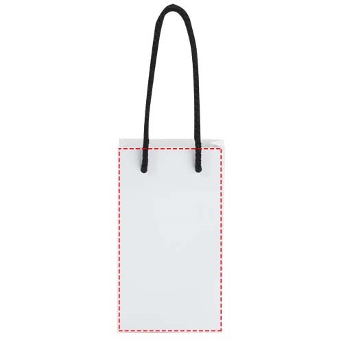 Handgefertigte 170 g/m² Integra-Papiertüte mit Kordelgriffen – klein Handgefertigte 170 g/m² Integra-Papiertüte mit Kordelgriffen – klein