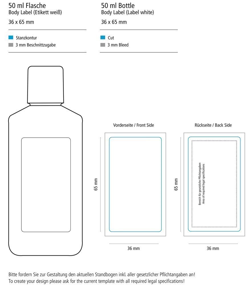 Handwaschpaste, 50 ml, Body Label (R-PET) Handwaschpaste, 50 ml, Body Label (R-PET)