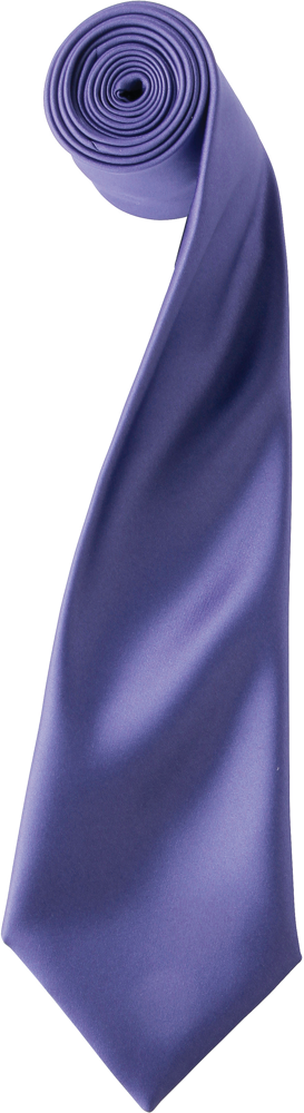 PR750 - colours' Satin Tie - Purple