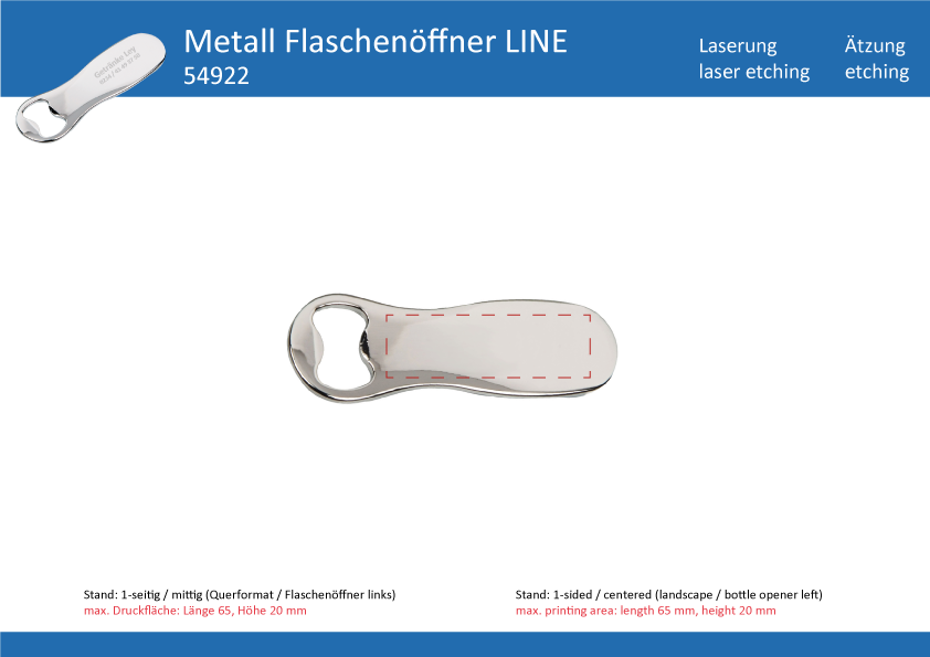 Flaschenöffner LINE Flaschenöffner LINE