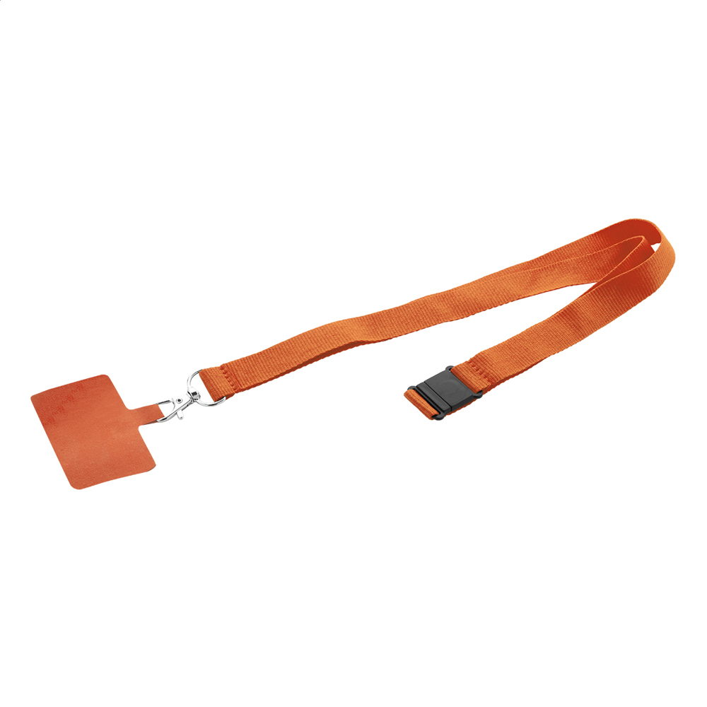 Revent Call - RPET-Handyhalter-Lanyard - orange