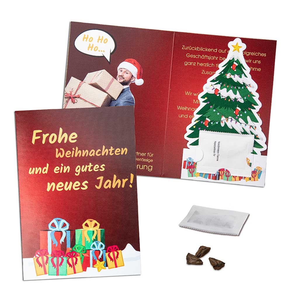 Weihnachtsbaum-Karte - individuell
