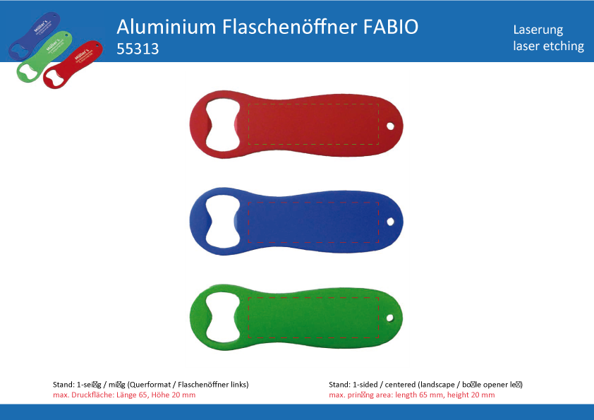 Flaschenöffner FABIO Flaschenöffner FABIO