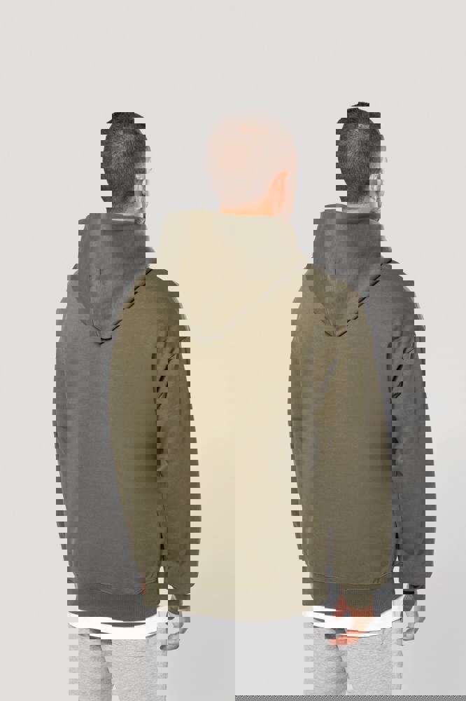 K4018 - Kapuzensweatshirt aus Molton, Oversize, Unisex