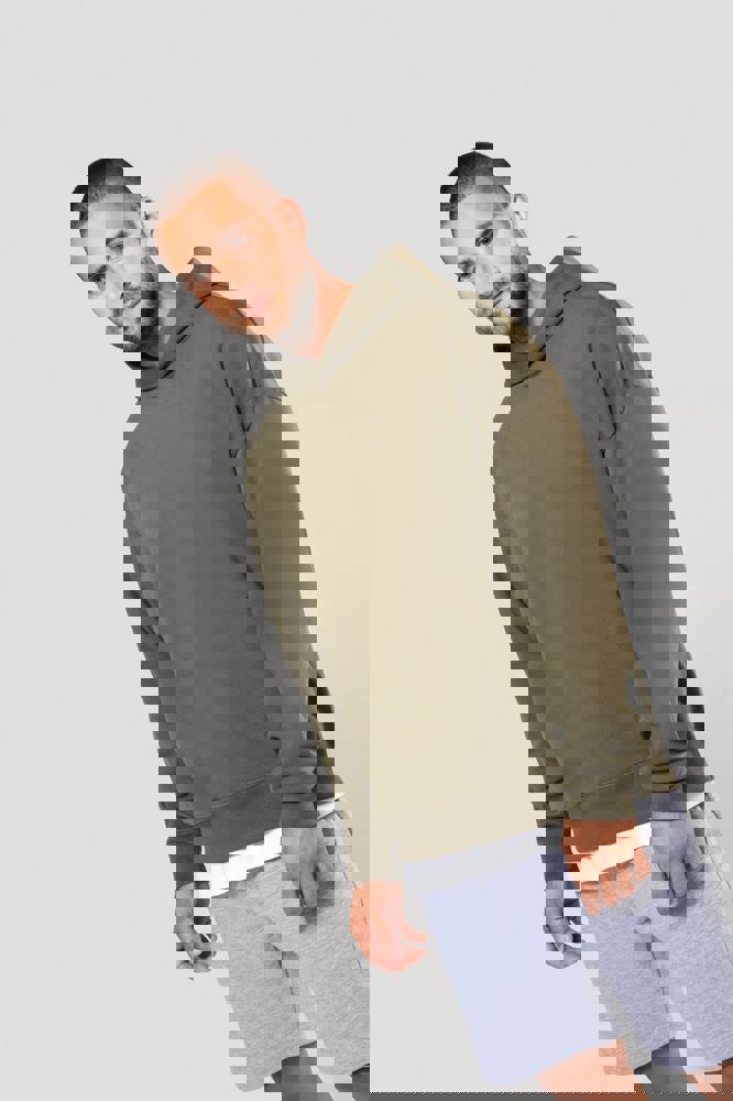 K4018 - Kapuzensweatshirt aus Molton, Oversize, Unisex