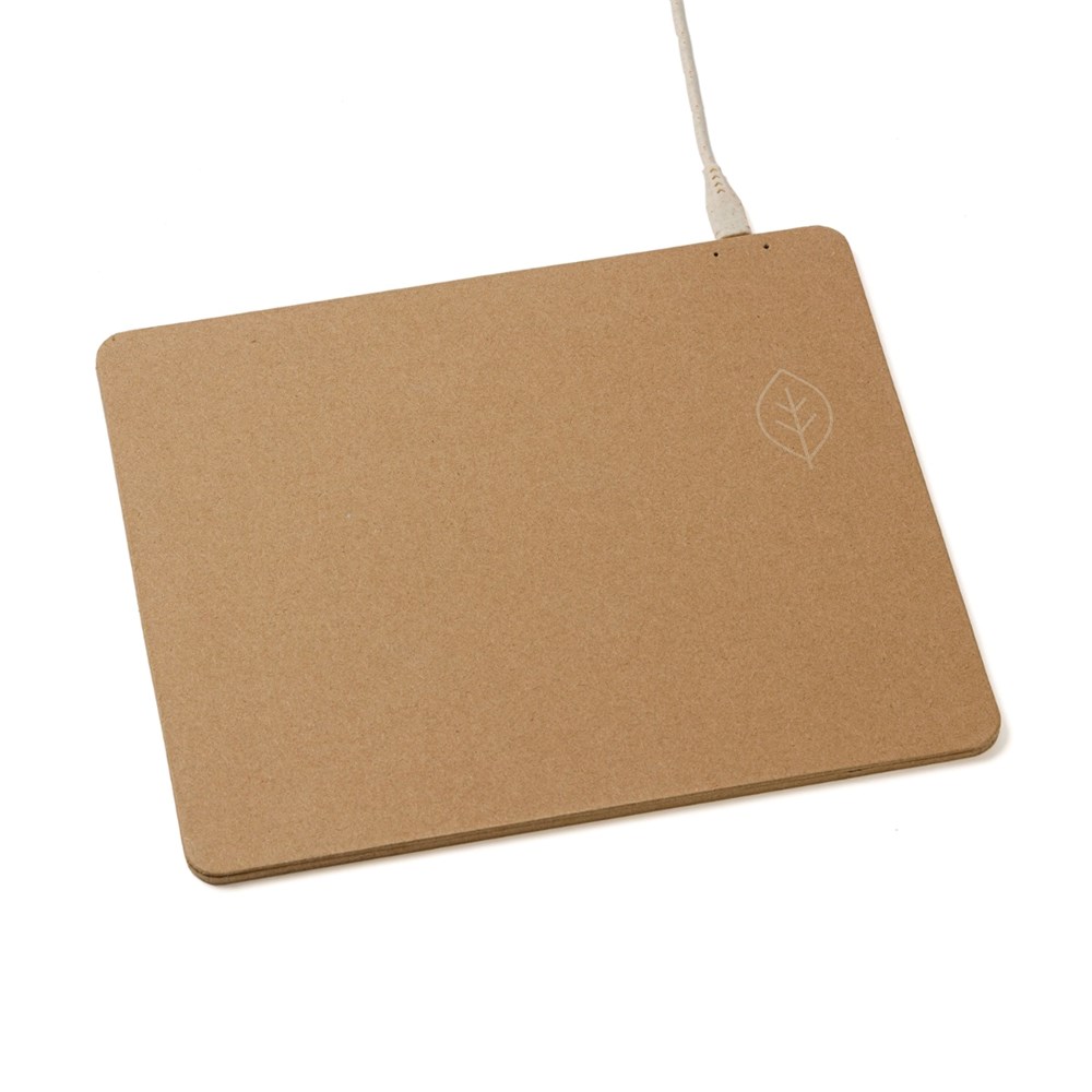 Wireless Charger Mauspad - Papier-Braun Wireless Charger Mauspad - Papier-Braun