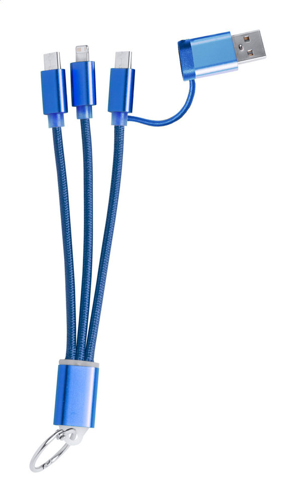 Rashort - Ladekabel-Schlüsselanhänger - blau