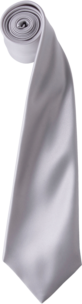 PR750 - colours' Satin Tie - silver