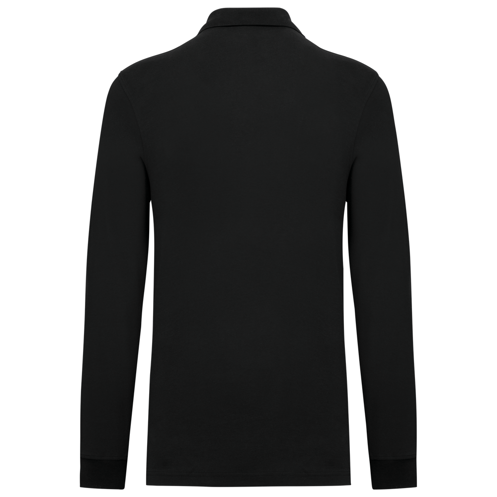 K2027C - Herren Piqué-Polohemd lange Ärmel Bio-180