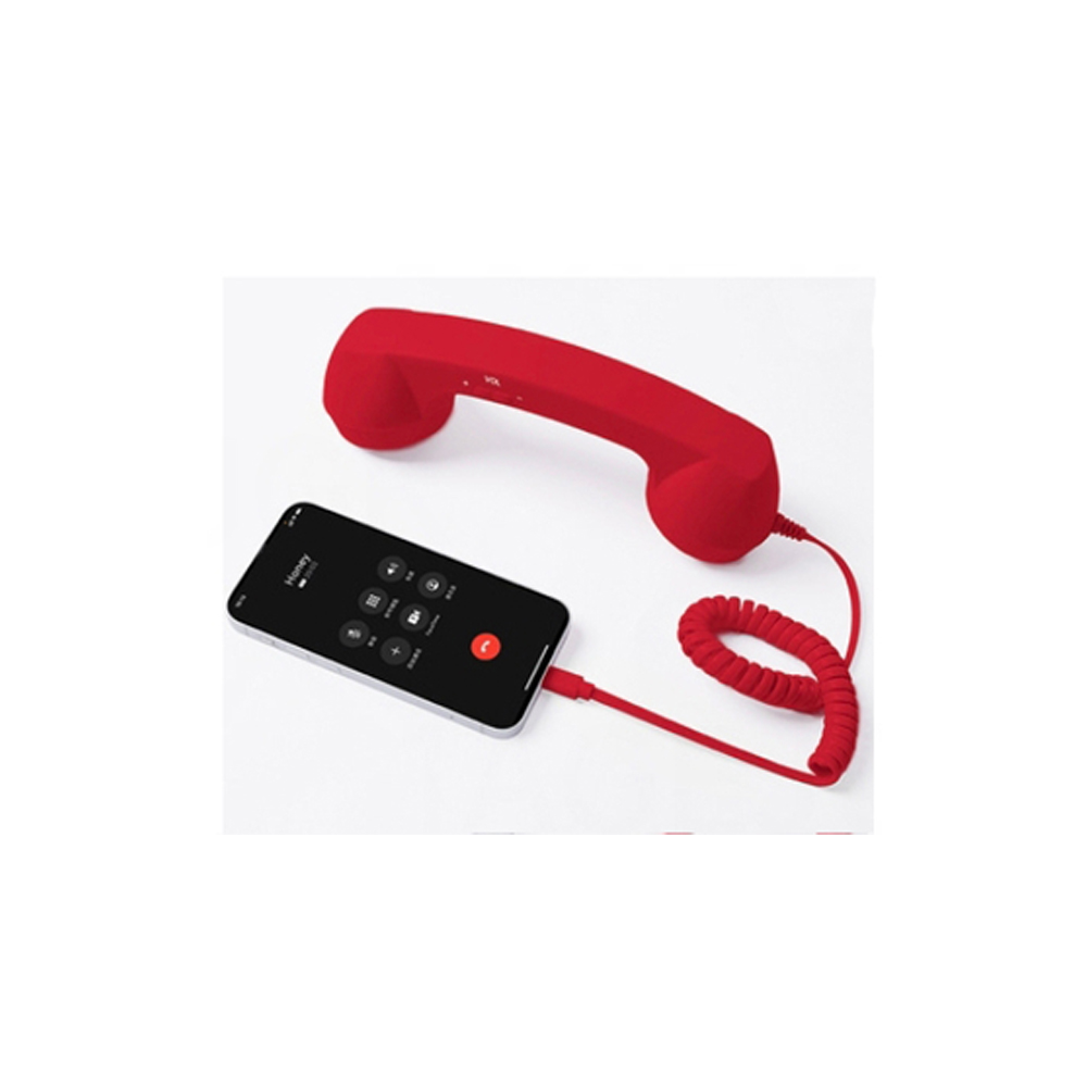 RETRO Phone rosa - Weiß