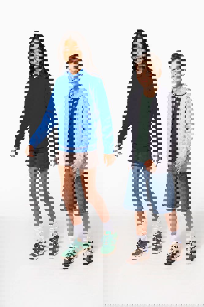 K4045 - Recyceltes Kinder-Kapuzensweatshirt mit Reißverschluss