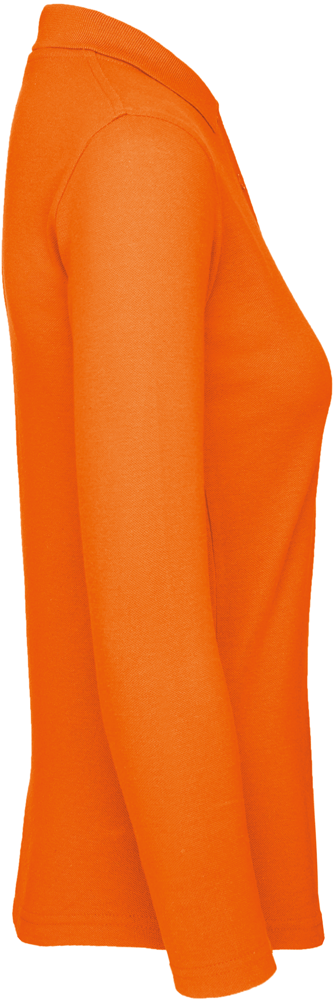 CGPWI13C - ID.001 Ladies' long-sleeved polo shirt