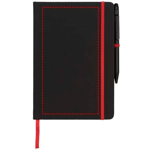 Noir Edge A5 Notizbuch mit farbigem Rand Noir Edge A5 Notizbuch mit farbigem Rand